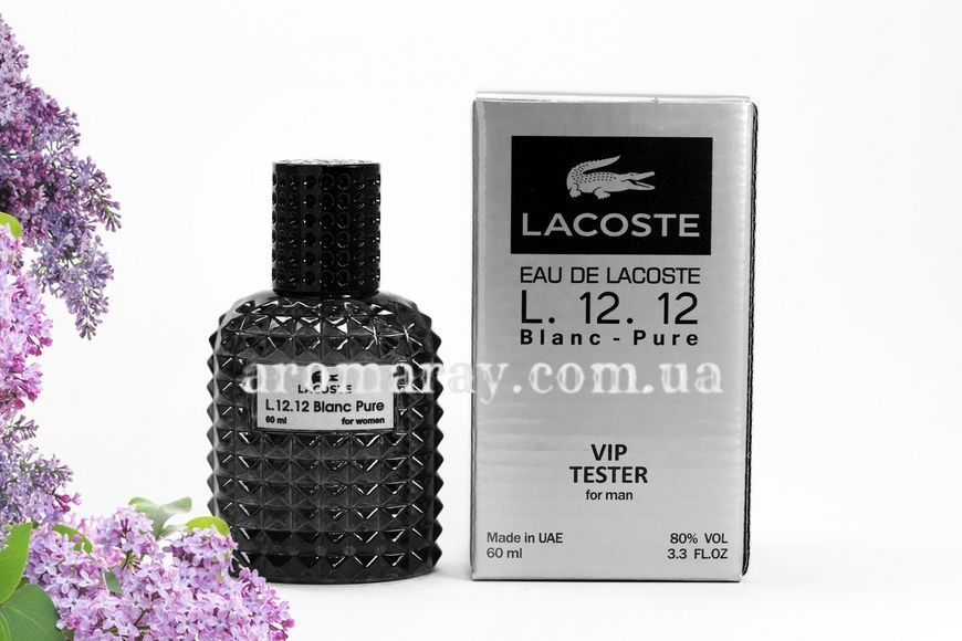 Lacoste Eau De L.12.12 Blanc чоловічі 60 мл VIP P363 фото